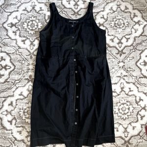 Cotton /linen button smock with pockets